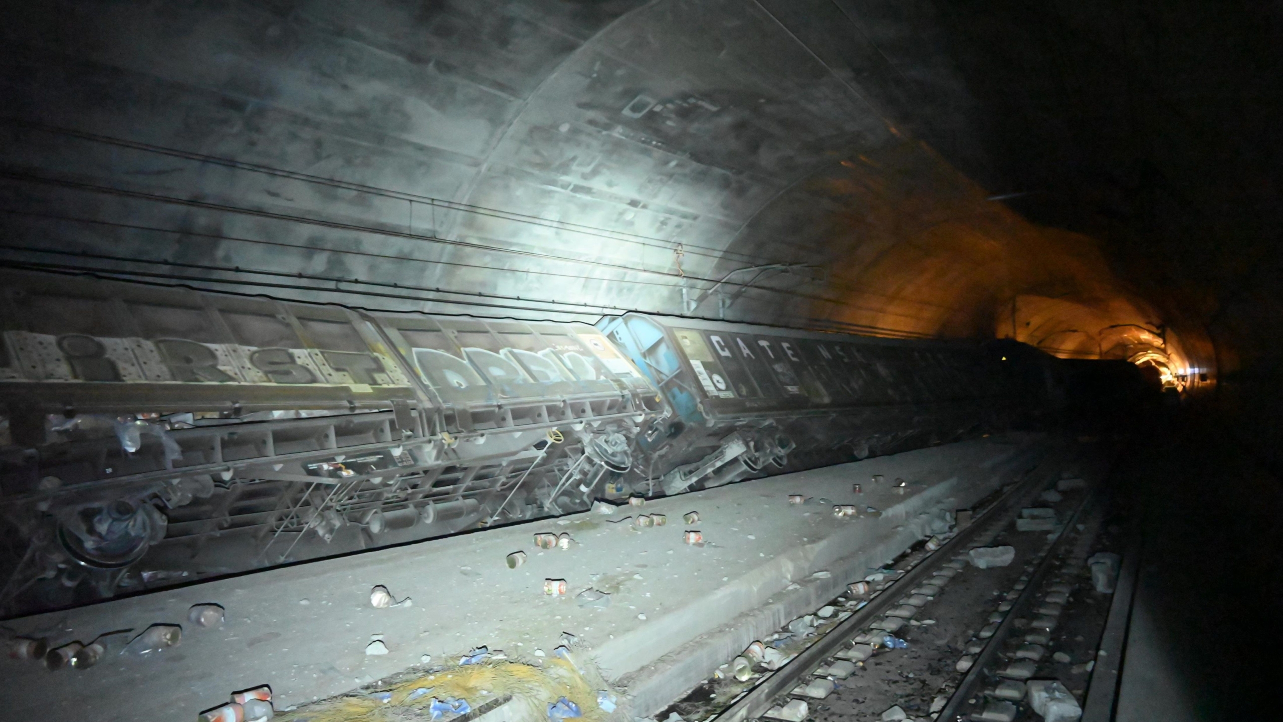 Nach dem verhängnisvollen Unfall im Gotthard-Basistunnel: Ein einziges ...